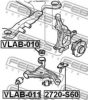 FEBEST VLAB-010 Control Arm-/Trailing Arm Bush